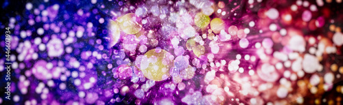 Fotografie Happy lights to brighten up the dark days of winter, or bring fun to long summer nights