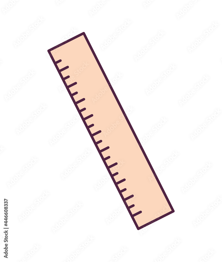 yellow ruler illustration yellow ruler illustration