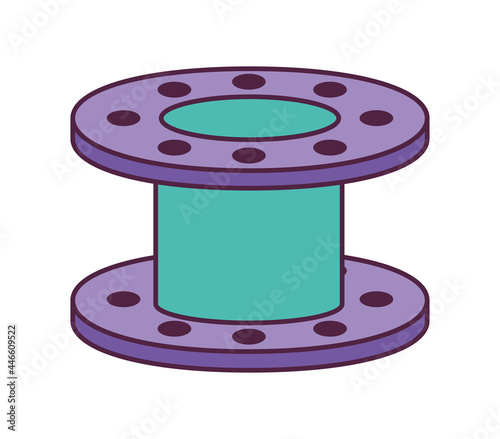 purple spool design