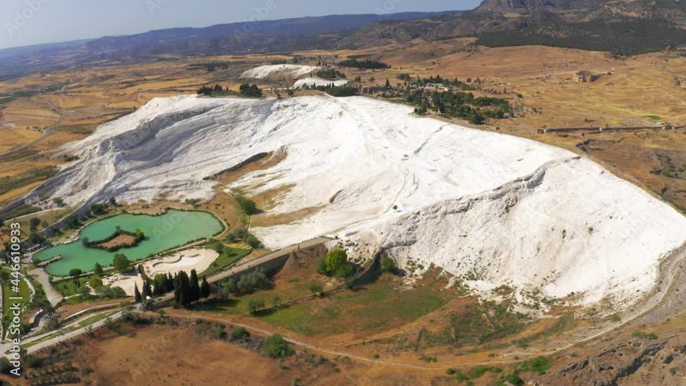 Aerial, Pamukkale, Turkey