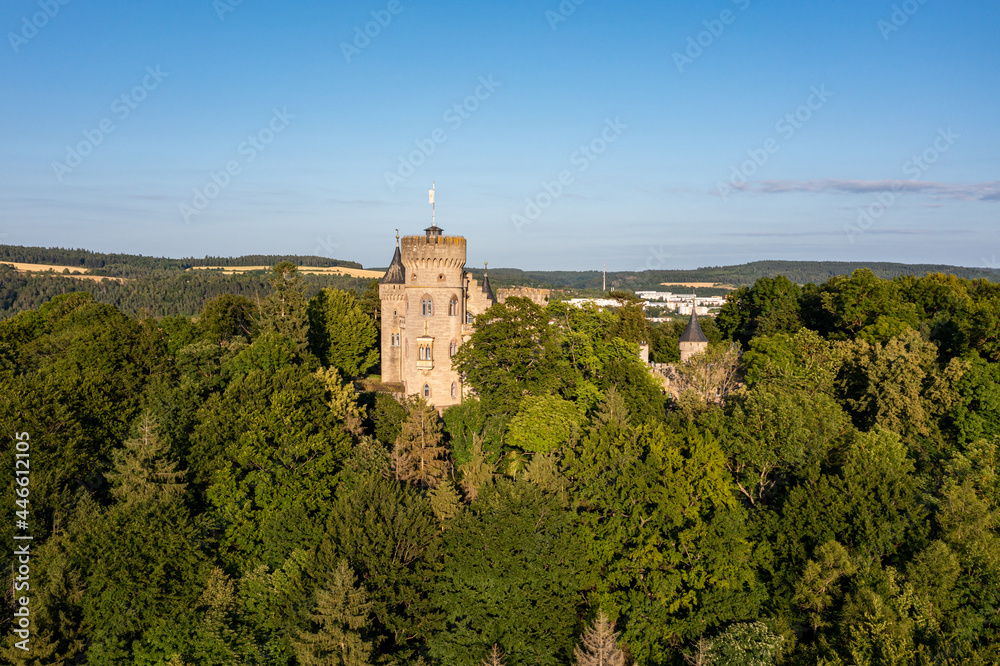The Castle Landsberg at Meiningen in Thuringia The Castle Landsberg at Meiningen in Thuringia