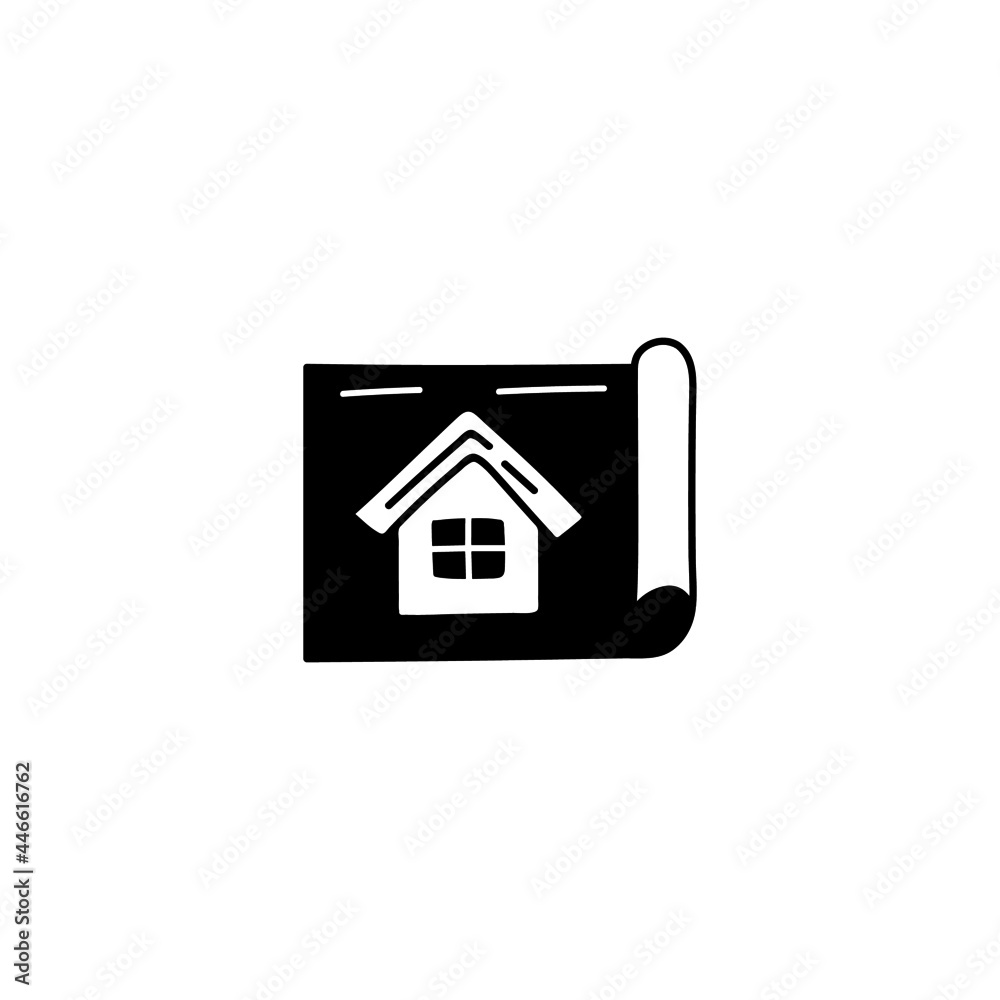 Architecture blueprint, construction, design icon in solid black flat shape glyph icon, isolated on white background Architecture blueprint, construction, design icon in solid black flat shape glyph icon, isolated on white background