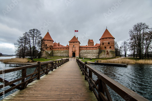 old castle on the river photo