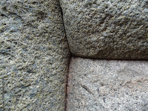 [Peru] Close up of the Stone wall on Hatunrumiyoc Street with Twelve angled stone (Cusco) photo