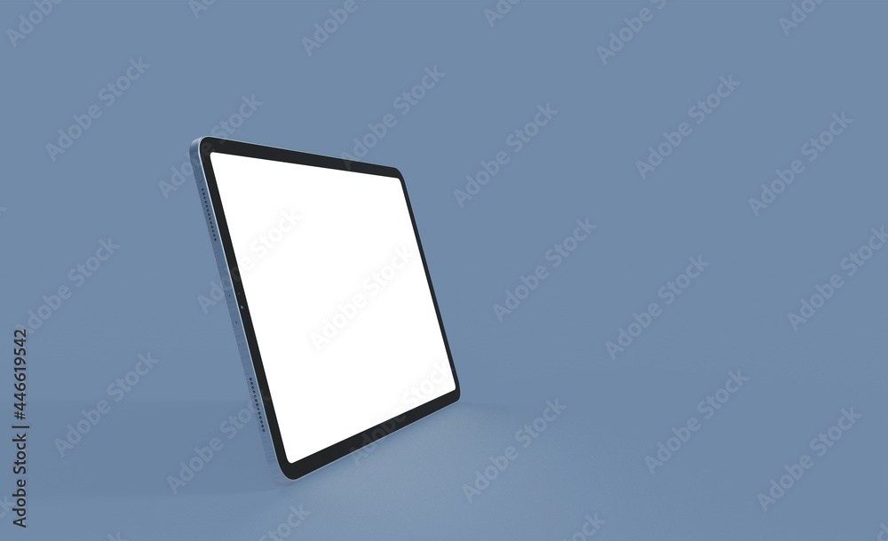 Tablet pc computer with blank screen 3d Tablet pc computer with blank screen 3d