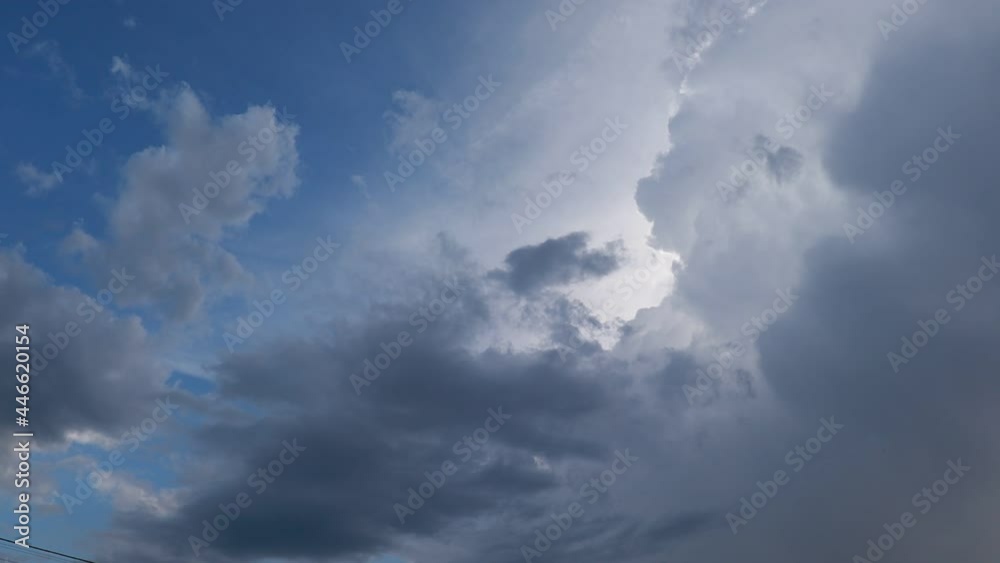 TimeLapse low angle view of beautiful blue sky, beautiful background, slow motion shooting of the sky, blue sky with clouds TimeLapse low angle view of beautiful blue sky, beautiful background, slow motion shooting of the sky, blue sky with clouds