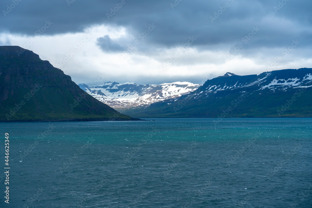 lake in the mountains - Iceland lake in the mountains - Iceland