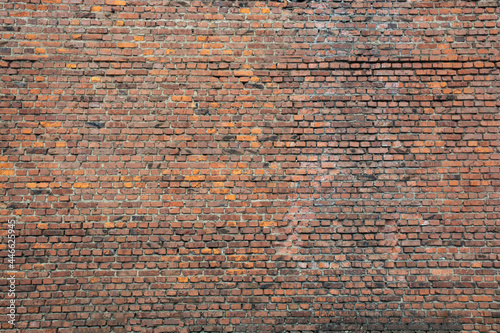  background large old red brick wall