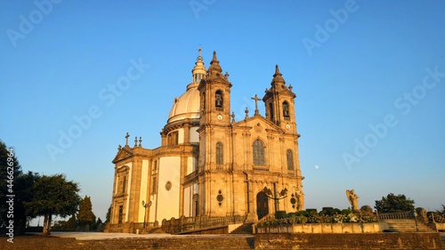 Panorama view Church of Our Lady of Sameiro Braga Portugal
