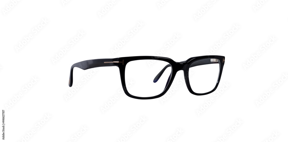 Fototapeta premium Black glasses that adjust correctly eyesight problems