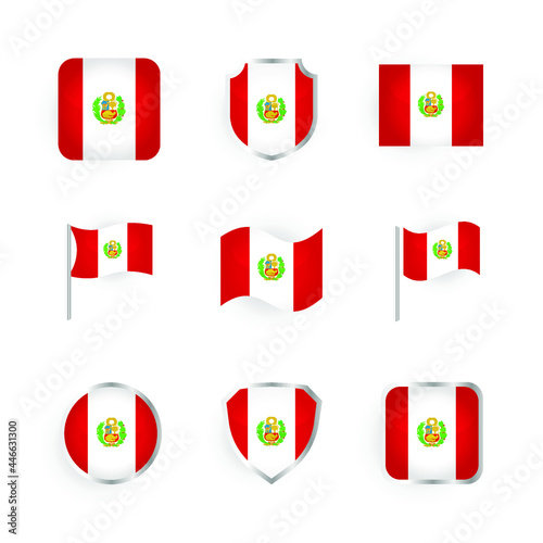 Free Download Peru Flag Icons Set - GFXLoad