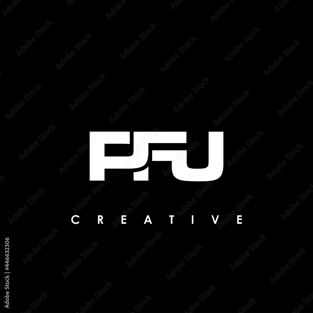 PFJ Letter Initial Logo Design Template Vector Illustration PFJ Letter Initial Logo Design Template Vector Illustration