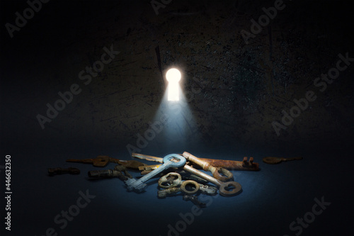 Cuadro en lienzo concept of finding opportunities to find success or finding a solution in a diff