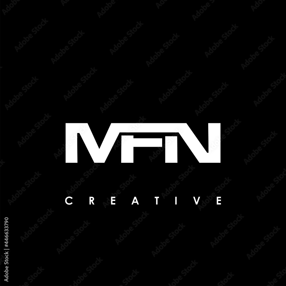 MFN Letter Initial Logo Design Template Vector Illustration MFN Letter Initial Logo Design Template Vector Illustration