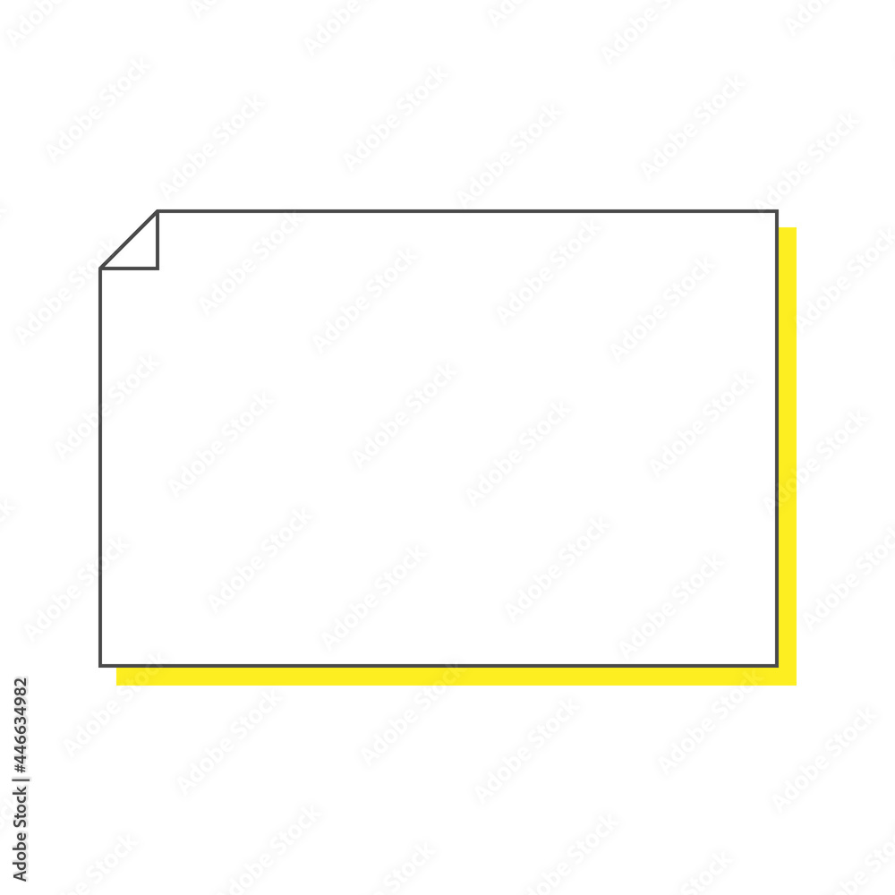 テキストフレーム 枠 メッセージ ポイント メモのイラスト Stock Vector Adobe Stock