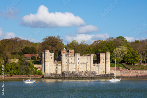 Upnor Castle on the west bank of the River Medway, Upnor, near Chatham, Kent, England photo