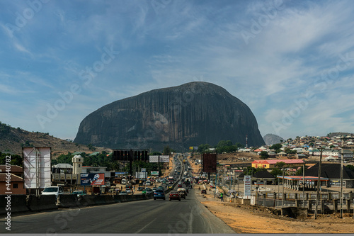 Zuma rock, Abuja, Nigeria, West Africa, Africa photo