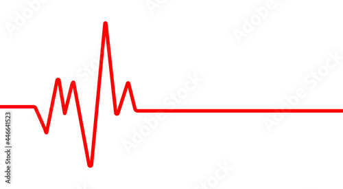 Heart diagnostics. Wave graphics. Health on the monitor. Life medical illustration. Medical cardiac rhythm. Heartbeat icons. Heart rate line. Heart hospital icon Electrocardiogram with healthy Vector.