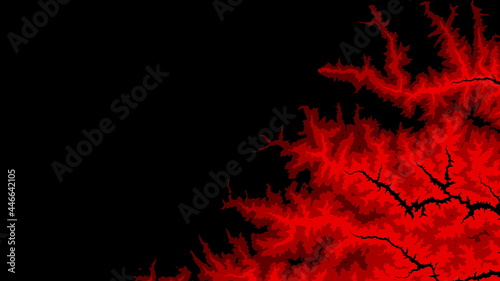 Red Flame Abstract Background