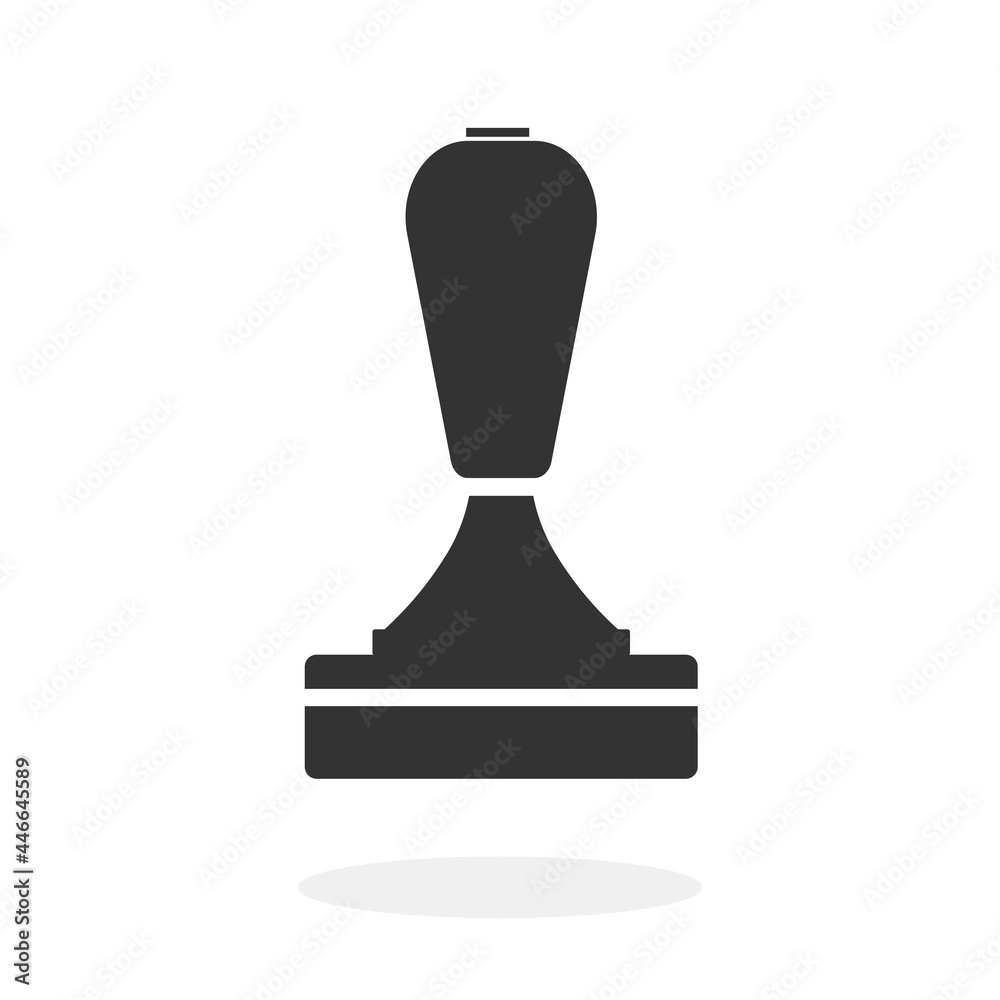 Coffee Tamper Flat Icon Vector illustration Coffee Tamper Flat Icon Vector illustration
