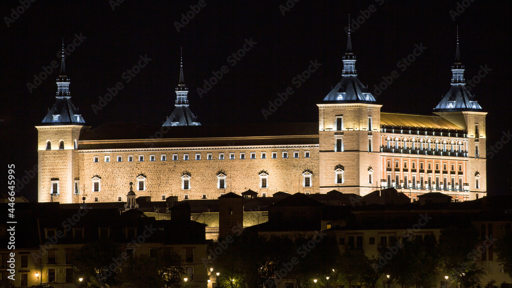 Alcazar of Toledo at Night