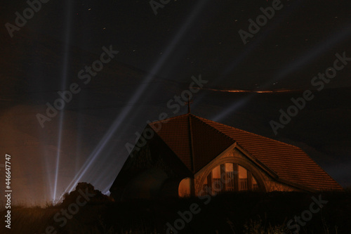 Church and Laser Beams photo