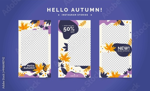 HELLO AUTUMN INSTAGRAM STORIES