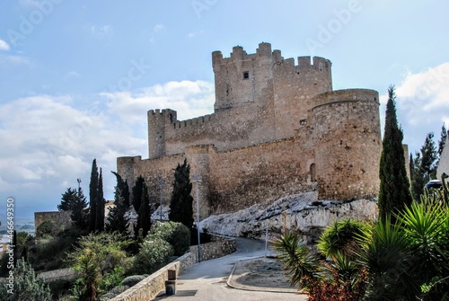 Castillo de la Atalaya, tambien conocido como Castillo de Almansa, Almansa, Albacete, Castilla la Mancha, España