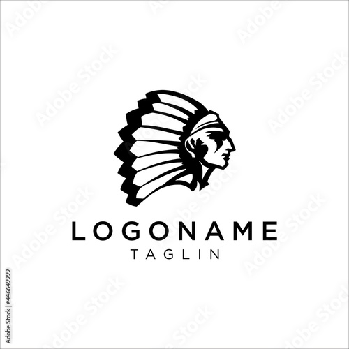 Apache logo for the company, vector illustration.