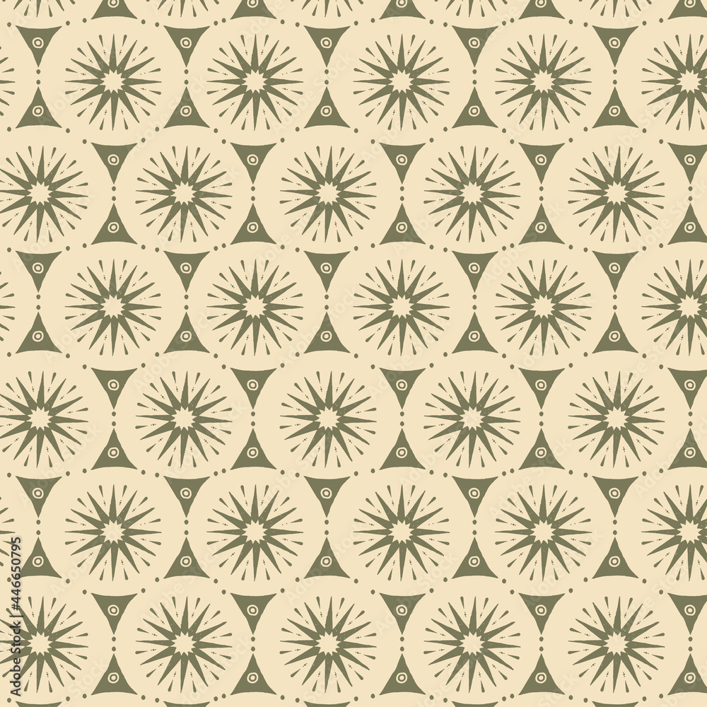 Ancient style geometric shapes pattern Ancient style geometric shapes pattern