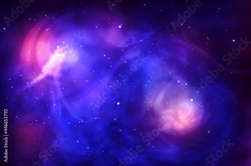 Fototapeta Naklejka Na Ścianę i Meble -  space background. Realistic cosmos with nebula