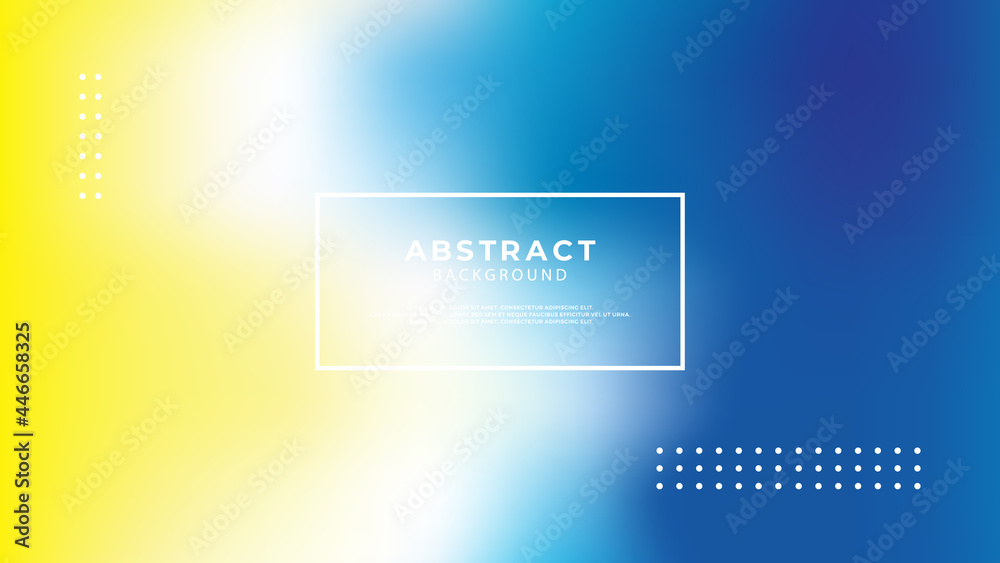 Blurred backgrounds with modern abstract blurred color gradient. Smooth templates collection for brochures, posters, banners, flyers and cards. Vector illustration.