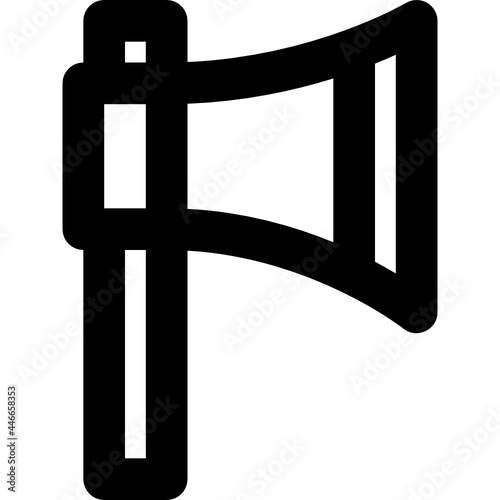 Axe outline icon