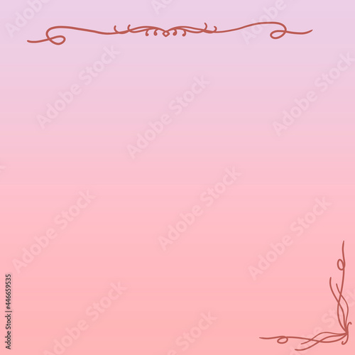 A bitmap image in pink pastel colors. suitable for backgrounds, postcards, prints, posters, banners, records. © YANA.BY illustration