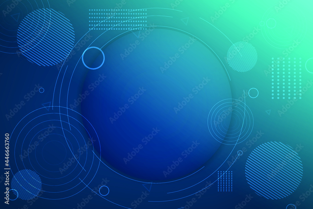 Download blue technology background with deep machine learning and element. Abstract background with network and communication. Creative style with future concept.