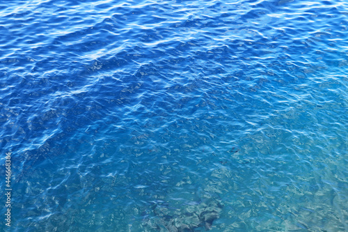 Blue water background