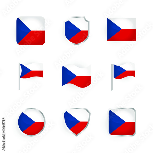 Free Download Czech Republic Flag Icons Set - GFXLoad