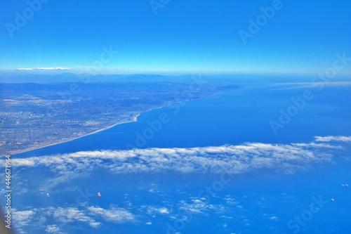 Luftaufnahme südkalifornische Küste