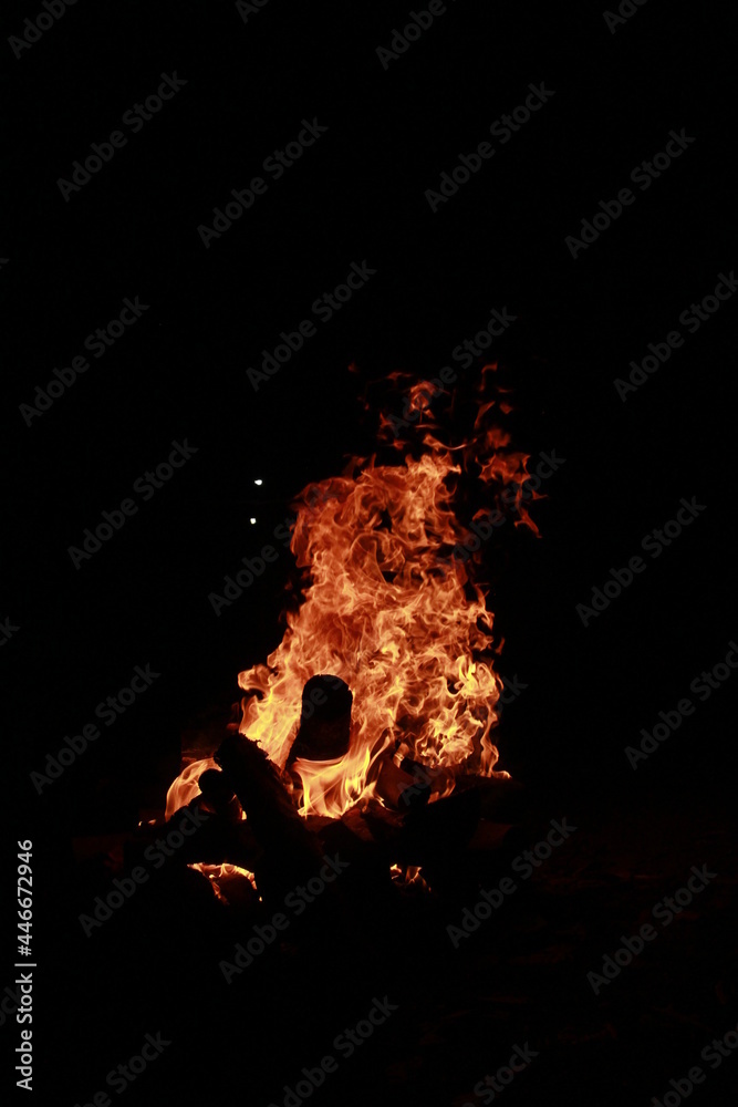Obraz premium fire in the night