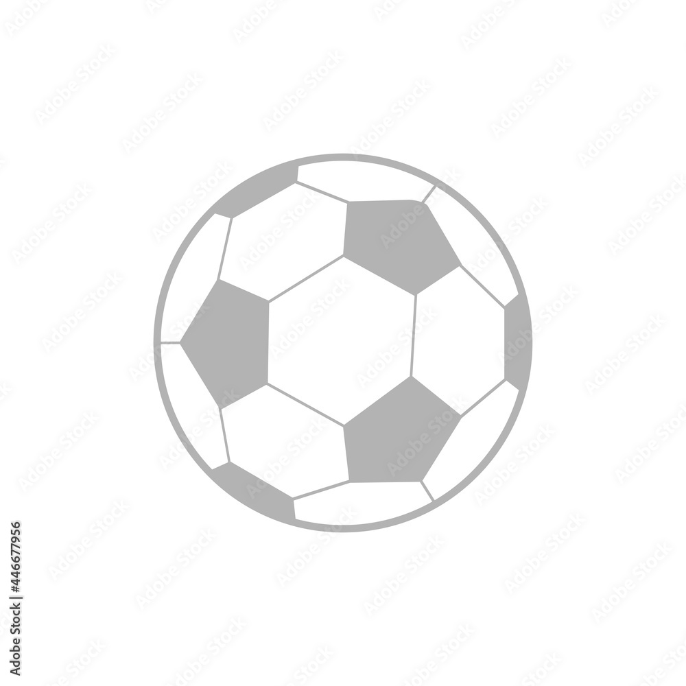 soccer ball icon on a white background, vector illustration soccer ball icon on a white background, vector illustration