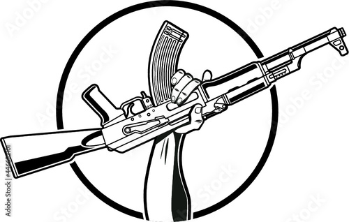 military assault rifle