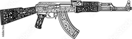 military assault rifle