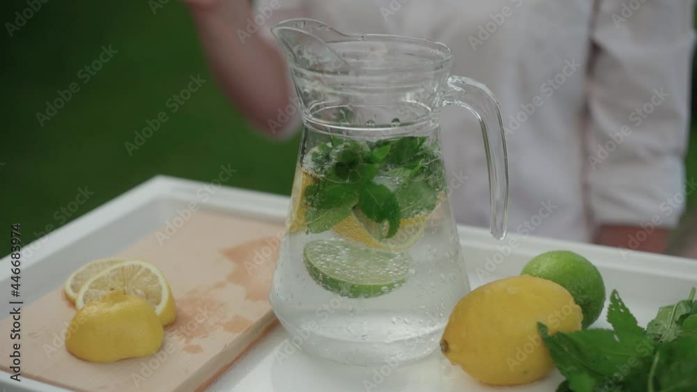 lemonade in glass