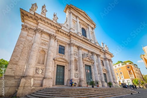 San Giovanni dei Fiorentini church under a clear sky