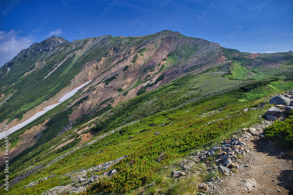 northern alps trekking, kasagatake, washibadake, suishodake, kurobegorodake  北アルプス笠ヶ岳、鷲羽岳、水晶岳、黒部五郎岳縦走登山 