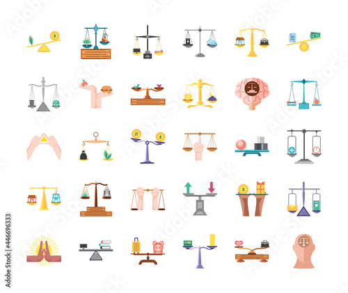 scales balance set