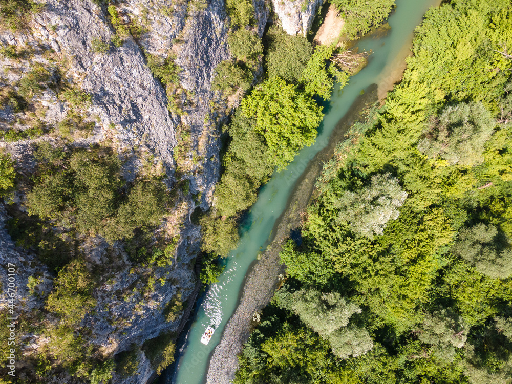 Aerial view of Iskar Panega Geopark, Bulgaria Aerial view of Iskar Panega Geopark, Bulgaria
