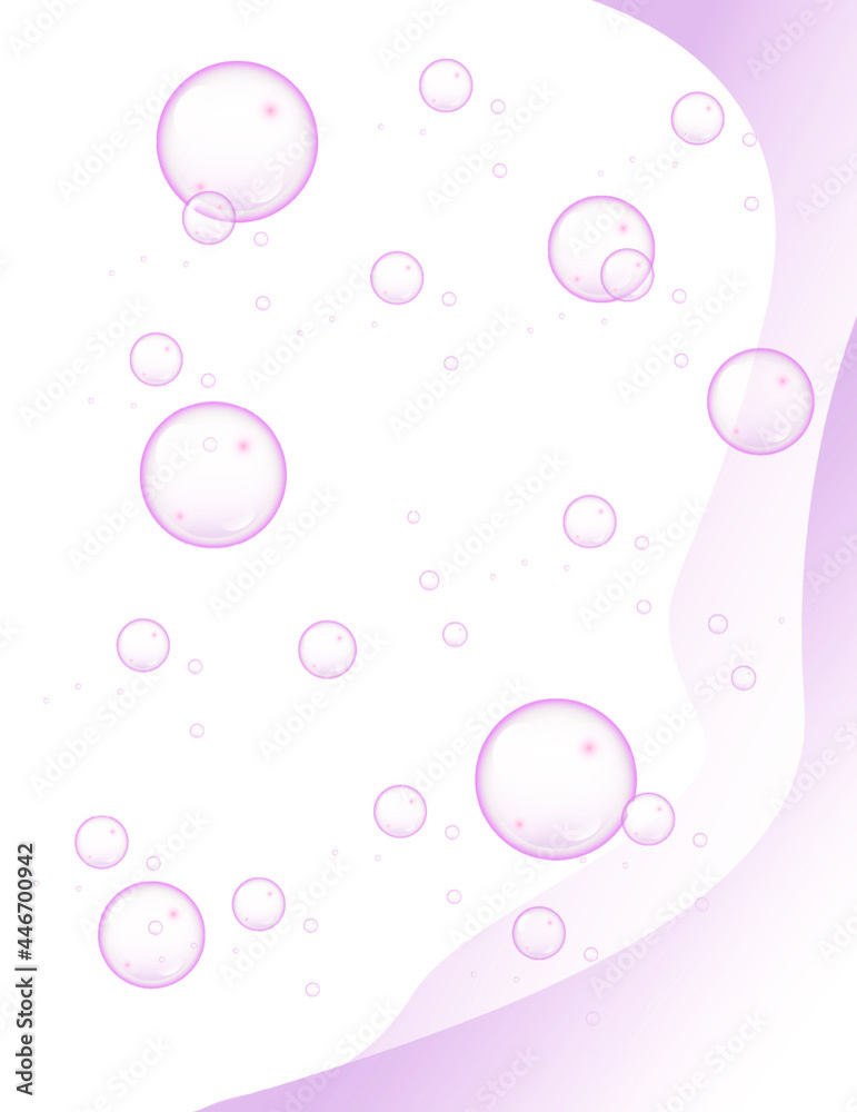 pink bubble background and cool fresh background