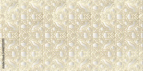  Abstract geometric seamless pattern gold background vintage art deco luxury with golden line elegant traditional
