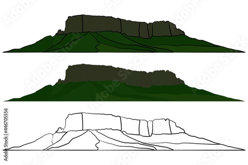 Mount Roraima symbol in Brazil photo